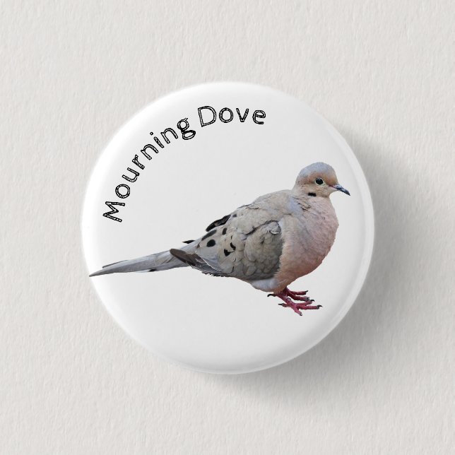 Mourning Dove Button (Front)