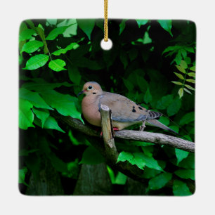 Mourning Dove Ceramic Ornament