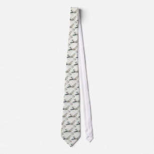 Mourning dove neck tie