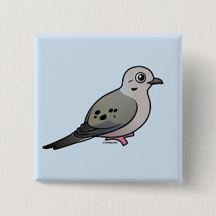 Mourning Dove Pinback Button