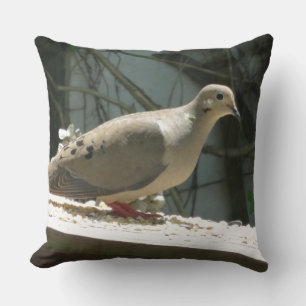Mourning Dove Throw Pillow