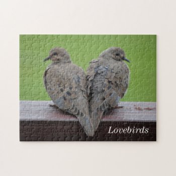 Mourning Doves Jigsaw Puzzle by birdsandblooms at Zazzle