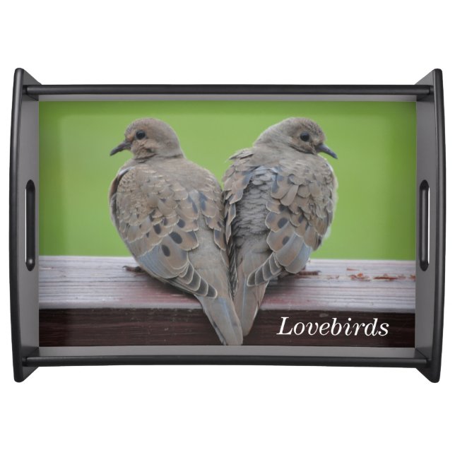 Mourning Doves Serving Tray (Front)