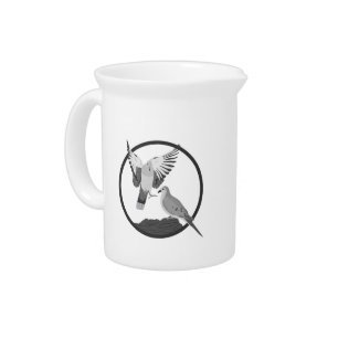 Mourning Doves - Wildlife Circle Series Beverage Pitcher