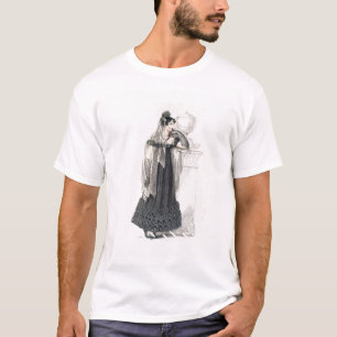 Mourning dress, fashion plate from Ackermann's Rep T-Shirt