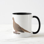 Mourning, Love or Turtle Dove Digitally Drawn Bird Mug