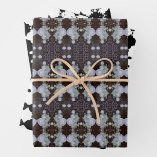 Mourning Tree Bark Patterned Bundle Wrapping Paper Sheets