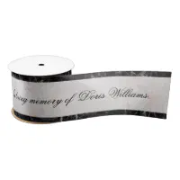 In Loving Memory Heart Grosgrain Ribbon