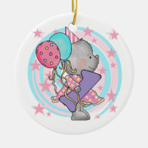 Mouse 1st Birthday T-shirts and Gifts Ceramic Ornament