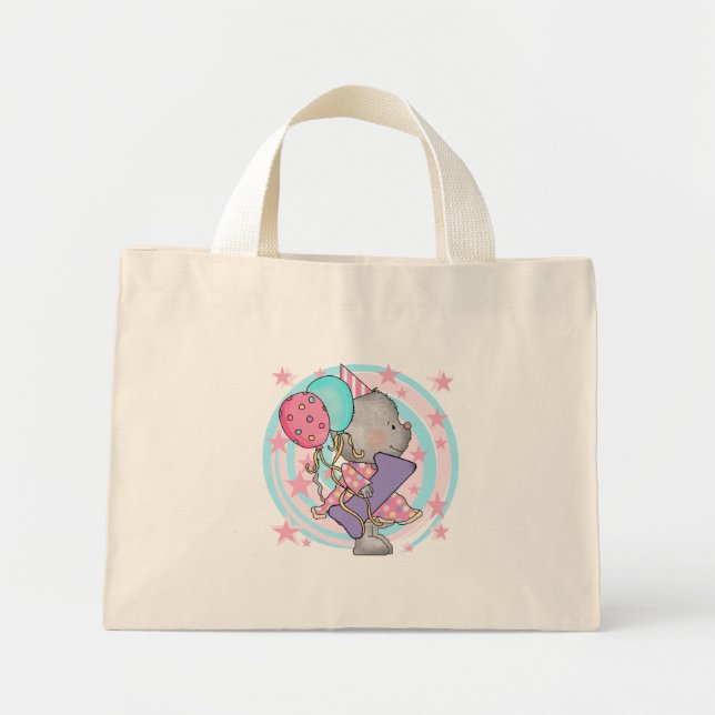 Mouse 1st Birthday T-shirts and Gifts Mini Tote Bag (Front)