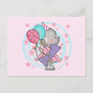 Mouse 1st Birthday T-shirts and Gifts Postcard