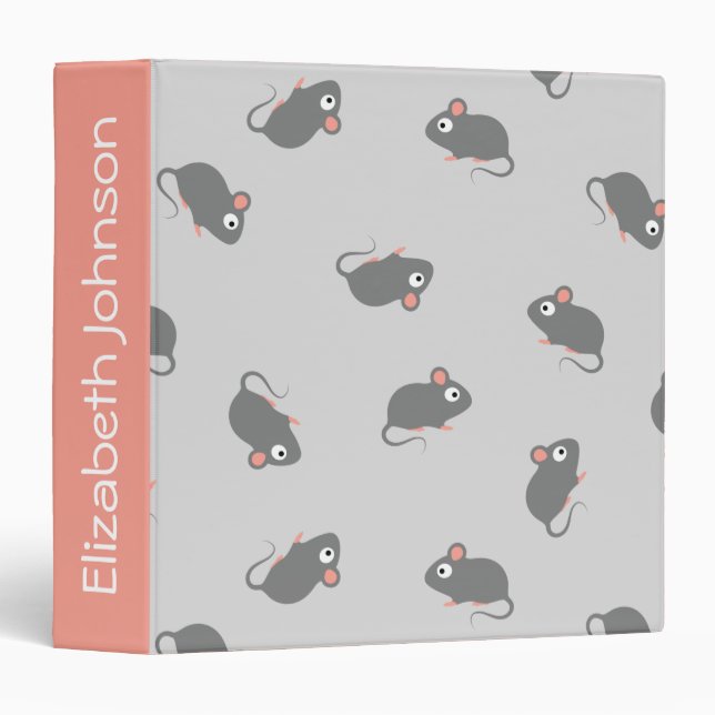 Mouse 3 Ring Binder (Front/Spine)