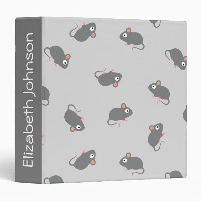 Mouse 3 Ring Binder (Front/Spine)
