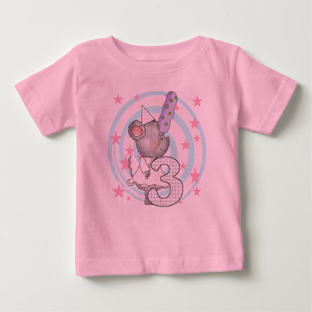 Mouse 3rd Birthday T-shirts and Gifts (Front)