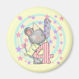 Mouse 4th birthday T-shirts and Gifts Magnet