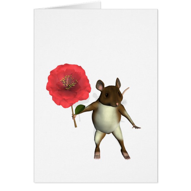 mouse and camelia cards (Front)