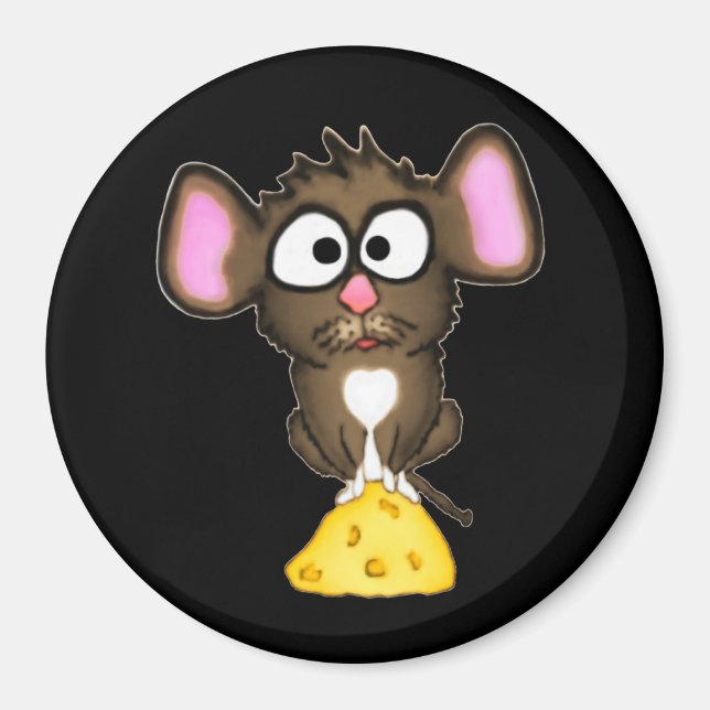 Mouse and Cheese Magnet (Front)