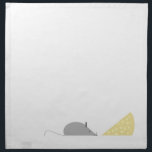 Mouse and Cheese Napkin<br><div class="desc">Our favorite little mouse has manners with this cute napkin.</div>