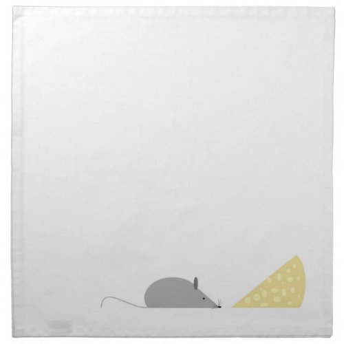 Mouse and Cheese Napkin