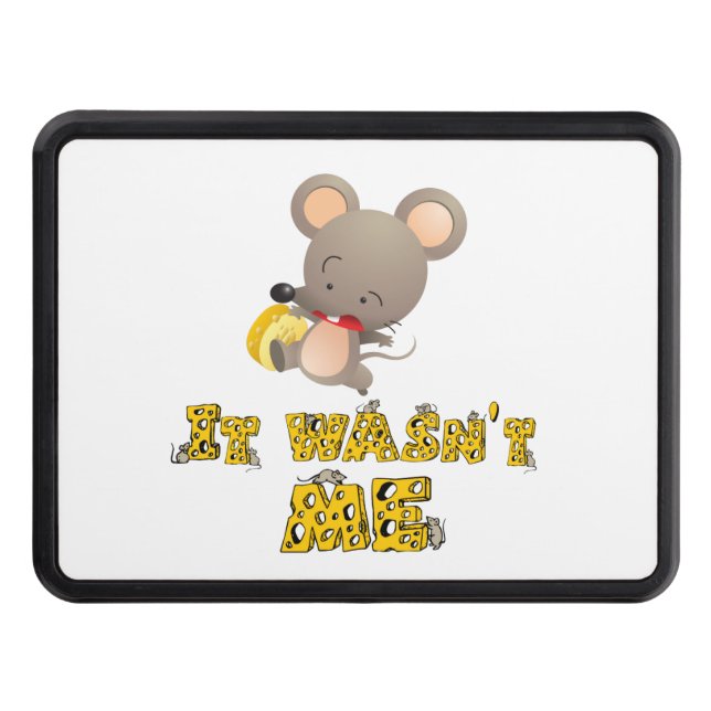 Mouse and cheese .. tow hitch cover (Front)