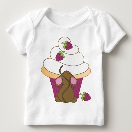 Mouse and Cupcake Baby T-Shirt