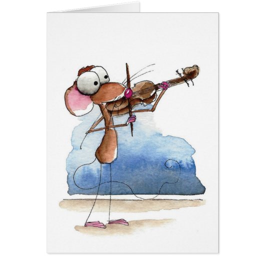 Mouse and the violin cards (Front)