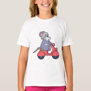 Mouse as Biker with Scooter.PNG T-Shirt