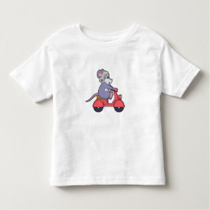 Mouse as Biker with Scooter.PNG Toddler T-shirt