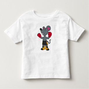Mouse as Boxer with Boxing gloves Toddler T-shirt