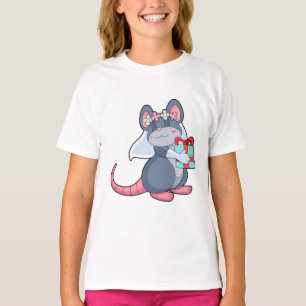 Mouse as Bride with Veil & Gift.PNG T-Shirt