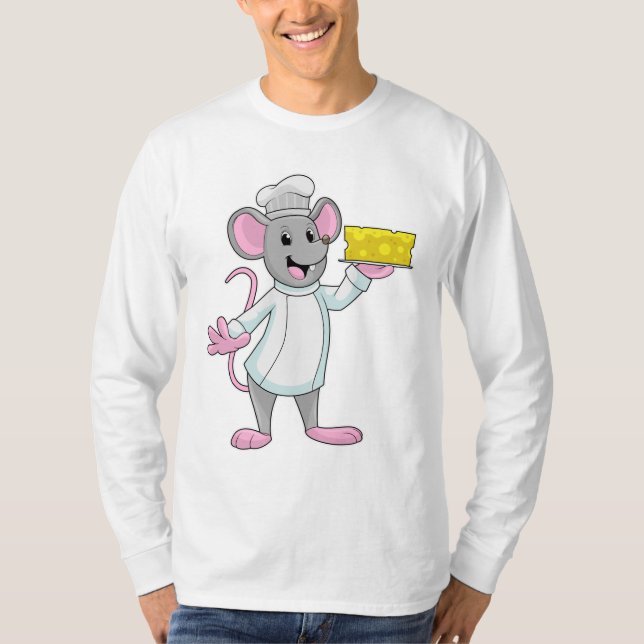 Mouse as Cook with Cheese T-Shirt (Front)