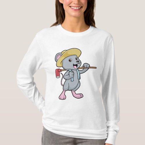 Mouse as Farmer with Ax  Hat T_Shirt
