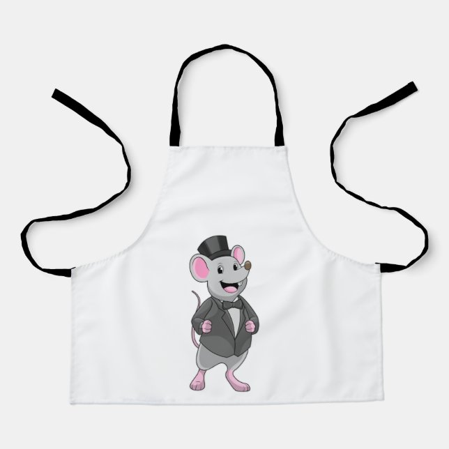 Mouse as Groom with Ribbon Apron (Front)