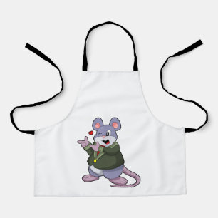 Mouse as Groom with Suit Apron
