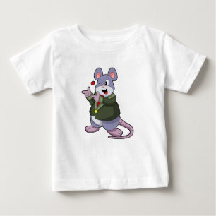 Mouse as Groom with Suit Baby T-Shirt