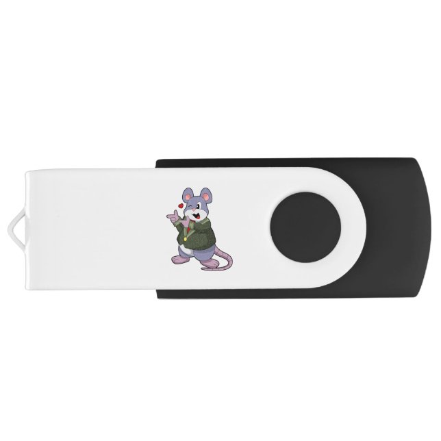 Mouse as Groom with Suit Flash Drive (Back)