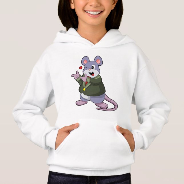 Mouse as Groom with Suit Hoodie (Front)