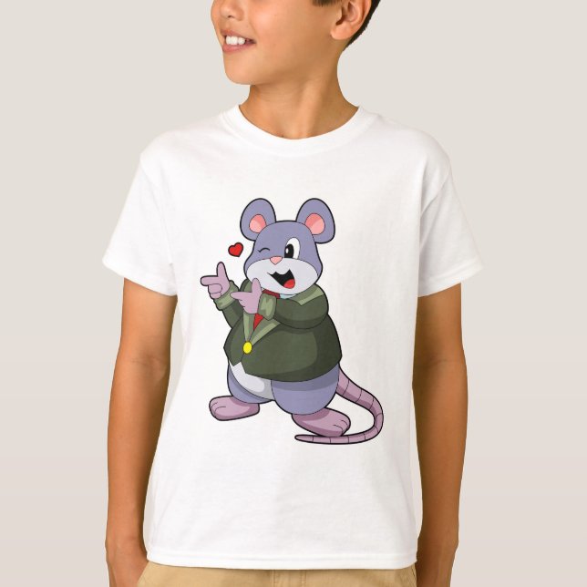 Mouse as Groom with Suit T-Shirt (Front)