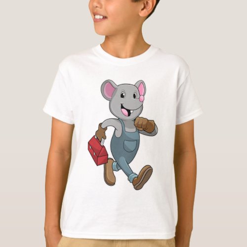 Mouse as Handyman with Toolbox T_Shirt