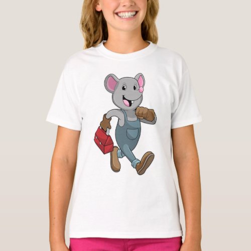 Mouse as Handyman with Toolbox T_Shirt