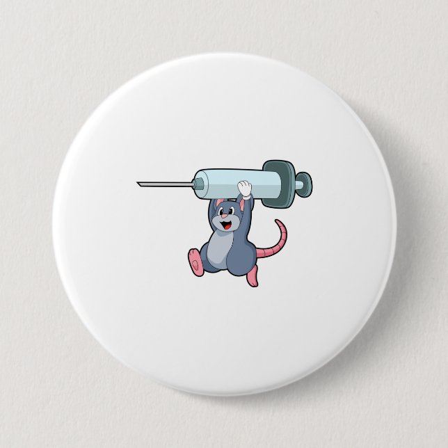 Mouse as Nurse with Syringe.PNG Button (Front)