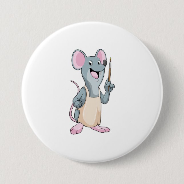 Mouse as Painter with Paint brush Button (Front)
