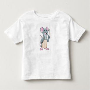 Mouse as Painter with Paint brush Toddler T-shirt