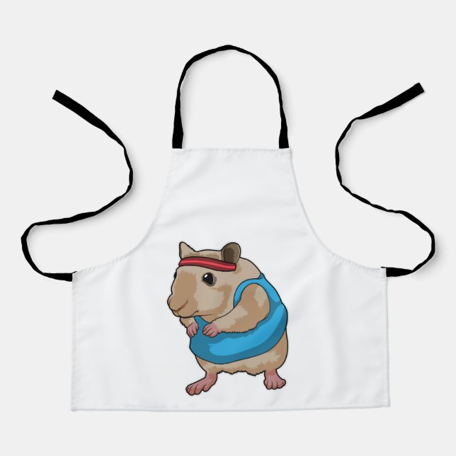 Mouse as Runner with Headband Apron (Front)