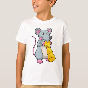 Mouse at Chess with Chess piece Pawn T-Shirt