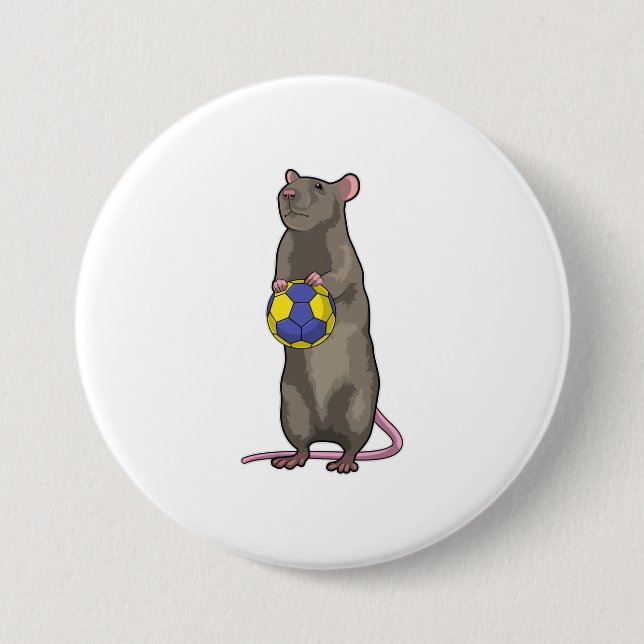 Mouse at Handball Sports Button (Front)