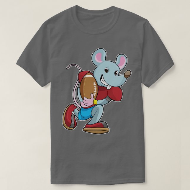Mouse at with Equipment T-Shirt (Design Front)