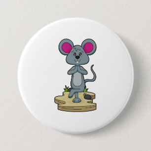 Mouse at Yoga Fitness Button
