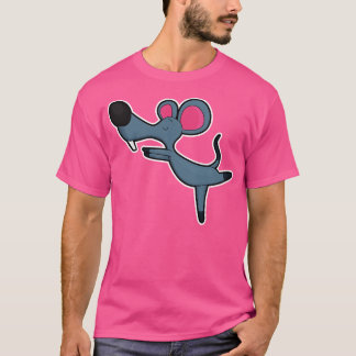 Mouse at Yoga Stretching exercise T-Shirt