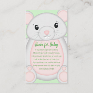 Mouse Baby Shower Enclosure Card